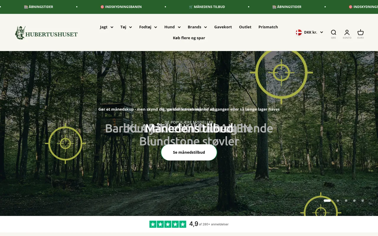 Hubertushuset webshop