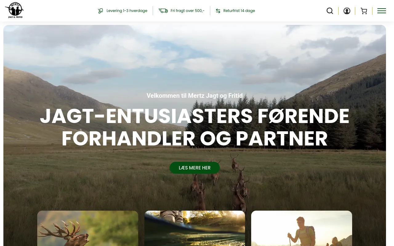 Mertz Jagt webshop